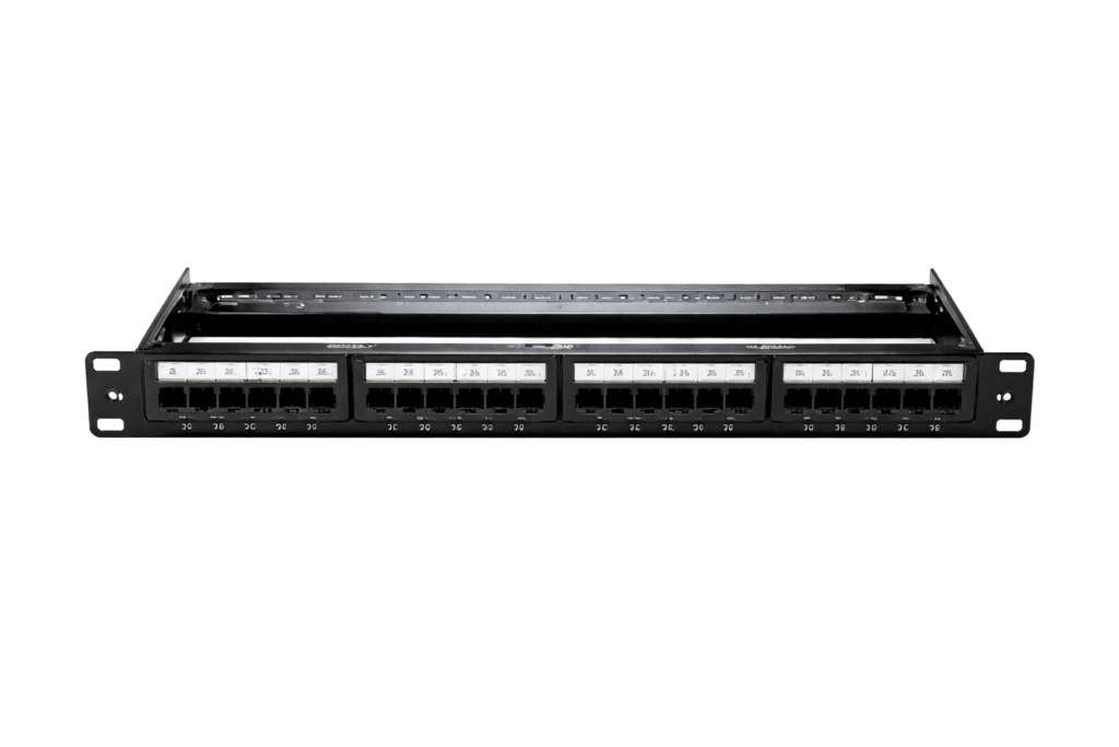 Cat6 UTP 24 Port Loaded Patch Panel