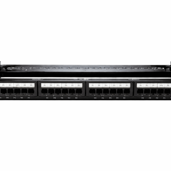 Cat6 UTP 24 Port Loaded Patch Panel