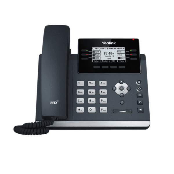 The Yealink SIP-T42U is a feature-rich business-class IP phone designed for professionals and co-working environments that require reliable communication, high audio quality, and flexible expansion. As an authorized Yealink SIP-T42U supplier in Dubai, UAE, we provide genuine Yealink IP phones suitable for enterprises, offices, call centers, and SMB deployments. The SIP-T42U features a 2.7-inch graphical LCD display with backlight, offering a clear and intuitive user interface for call handling, directories, and system navigation. It supports up to 12 SIP accounts, making it ideal for executives, reception desks, and users managing multiple lines. Powered by a new powerful chipset, the SIP-T42U delivers smooth operation and enhanced system stability. With Yealink HD Voice, Acoustic Shield, and Smart Noise Filtering, the phone ensures exceptional audio clarity by eliminating background noise and distractions during calls. Connectivity is optimized with dual Gigabit Ethernet ports and PoE (IEEE 802.3af) support, enabling high-speed network performance and simplified installation. The SIP-T42U includes dual USB ports, allowing flexible expansion with USB headsets, Bluetooth adapters, Wi-Fi dongles, and EXP43 expansion modules for busy users. The phone supports local 5-way audio conferencing, advanced call features, and enterprise-grade security with TLS, SRTP, HTTPS, and secure provisioning. Centralized deployment and management are simplified through Yealink Device Management Platform (YDMP/YMCS). If you are searching for a Yealink SIP-T42U IP phone supplier in Dubai or anywhere in the UAE, the SIP-T42U offers a perfect balance of performance, expandability, and professional VoIP communication
