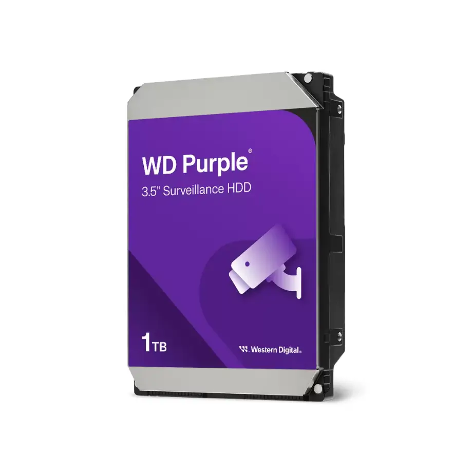 WD Purple Surveillance Hard Drive - 1TB